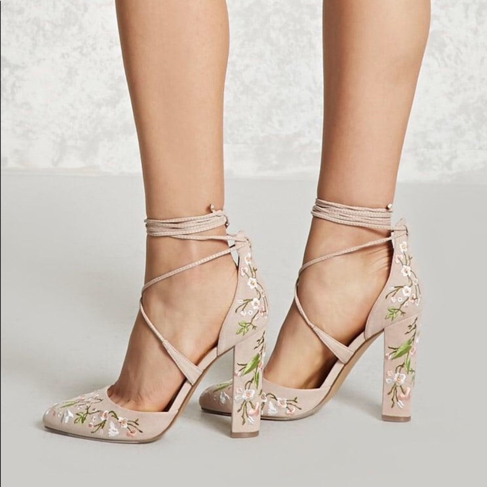 Floral heels